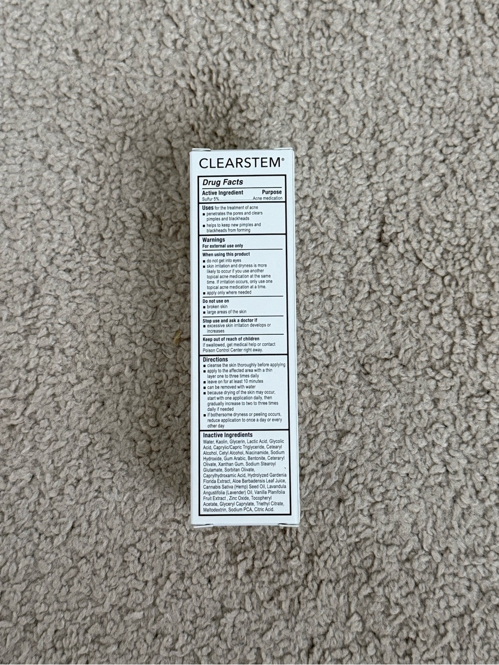 Clearstem Sulfur Spot & Mask - Picture 3 of 3